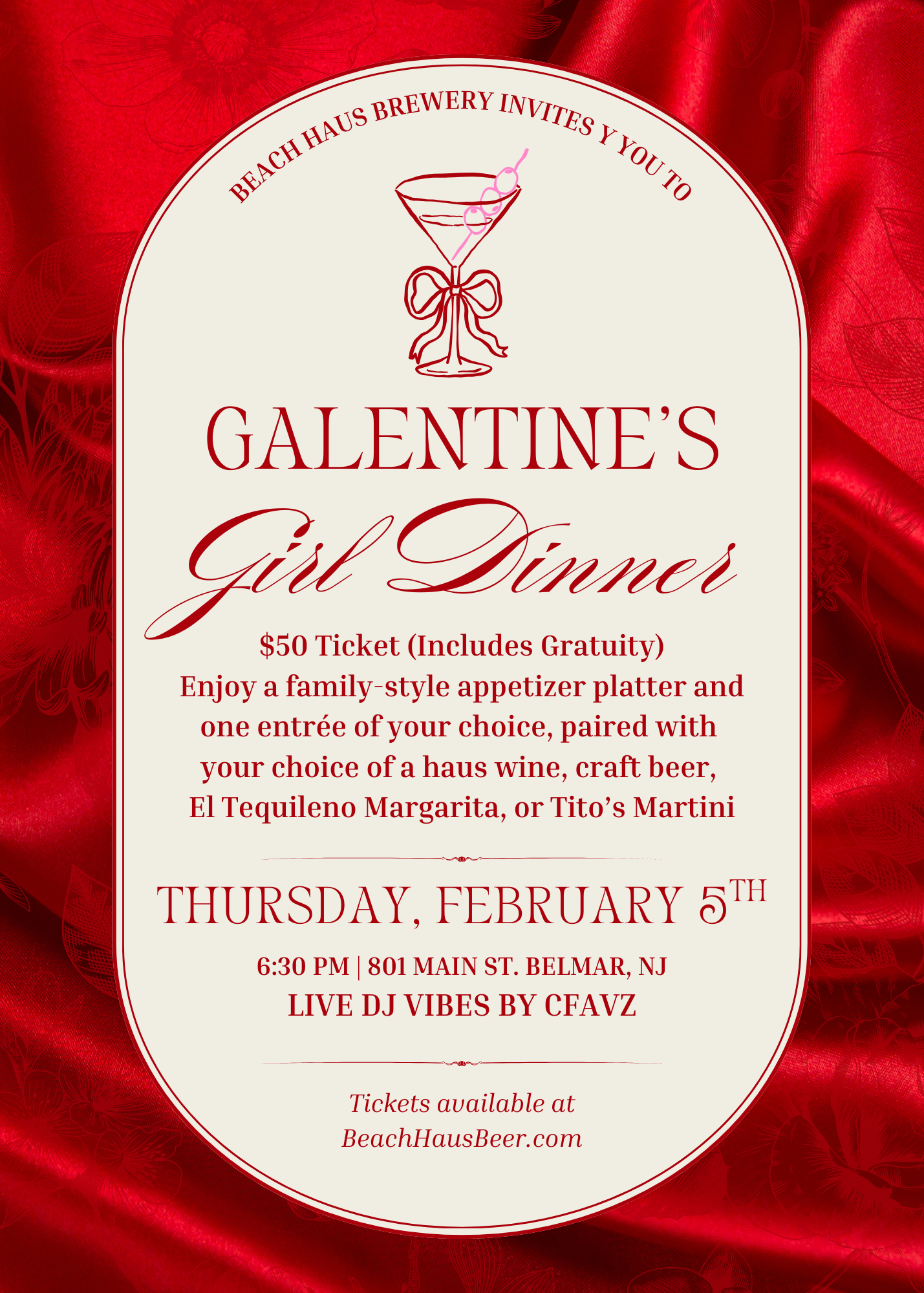 Girl Dinner on February 5, 2026