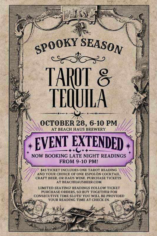 Tarot & Tequila on October 28, 2026