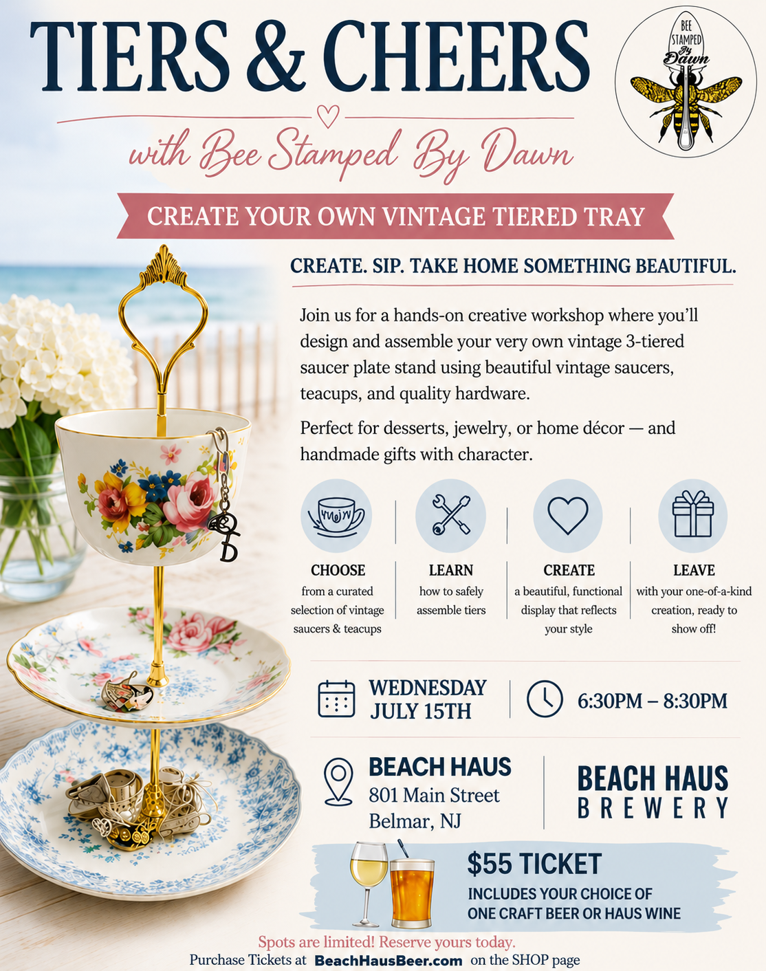 Tiers & Cheers Workshop - July 15, 2026