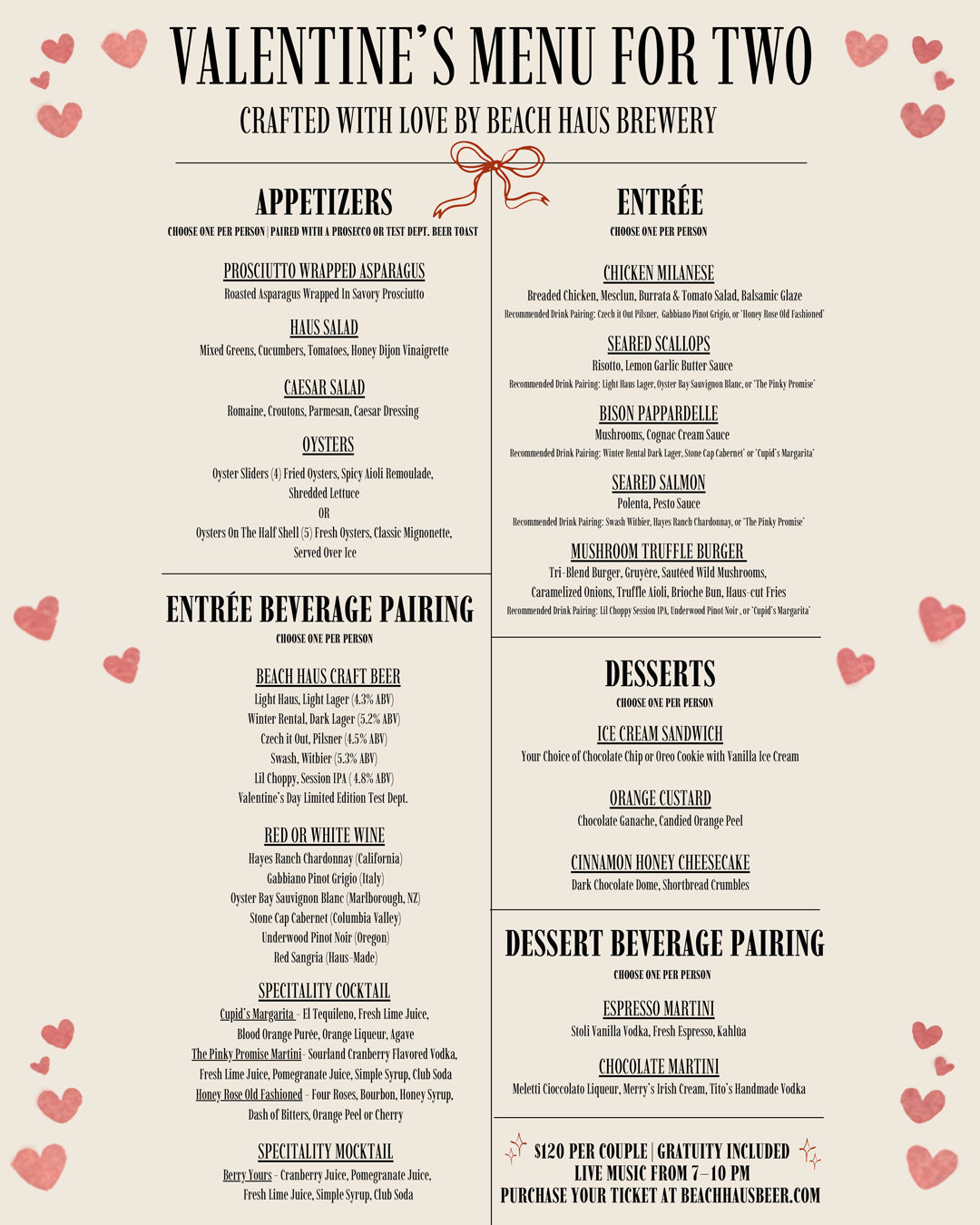 Valentine's Night Experience (Ticket for 2)