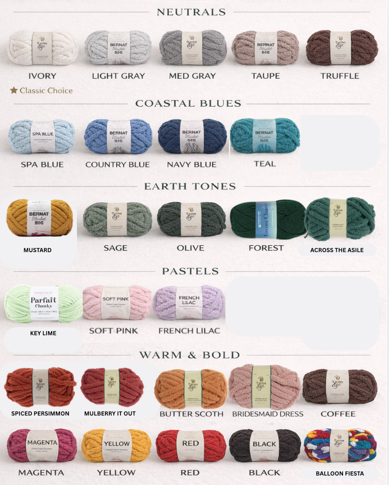 Chunky Blanket Workshop - November 11, 2026