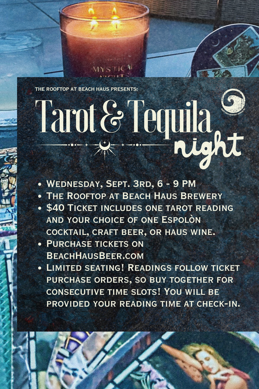 Tarot & Tequila on The Rooftop September 3, 2025